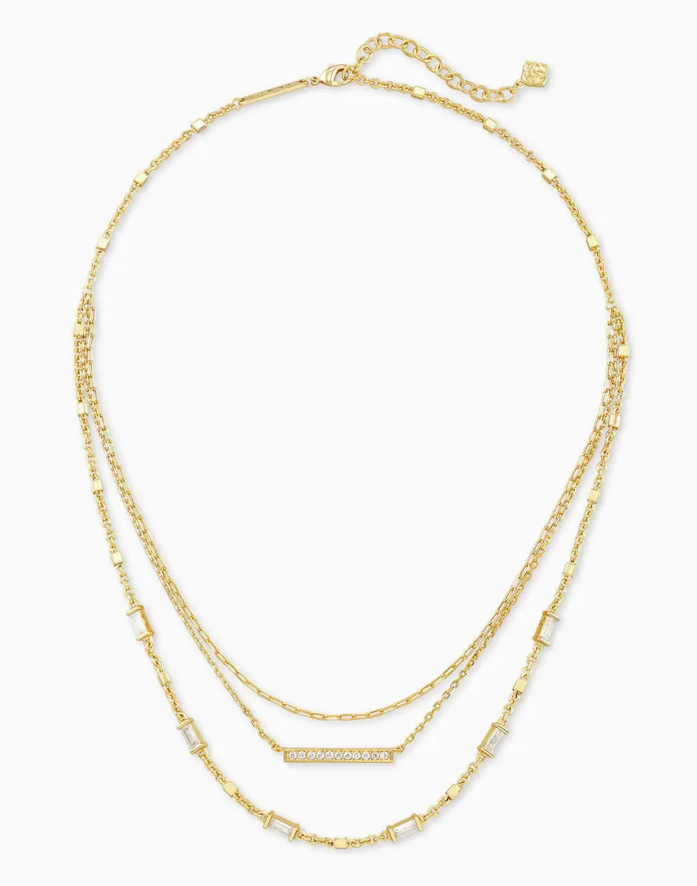 Addison Triple Strand Necklace
