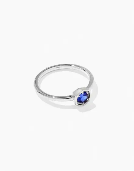 Lab Grown Gemstone Davie Band Ring