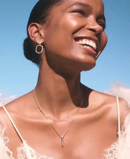 Daphne Pave Open Frame Earrings