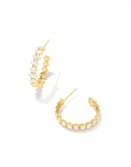 Cailin Crystal Hoop Earrings
