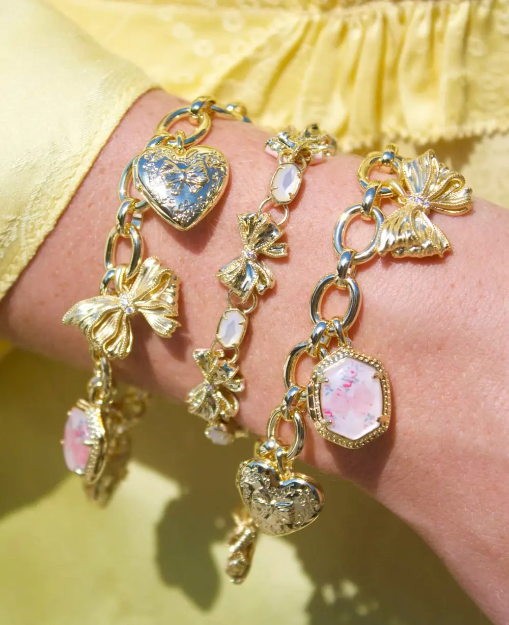 Kendra Scott x LoveShackFancy Bow Charm Bracelet