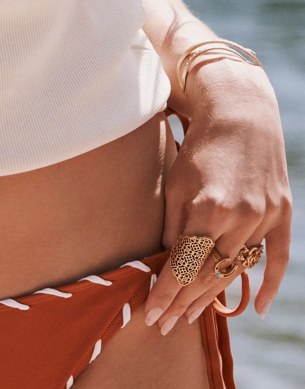 Ansel Rose Cocktail Ring