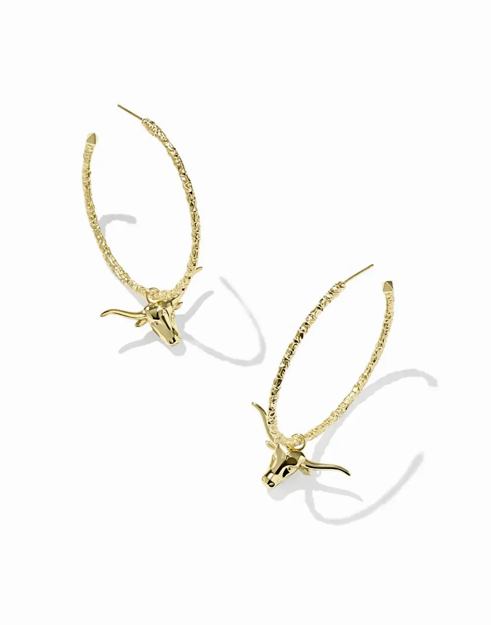 Longhorn Convertible Hoop Earrings
