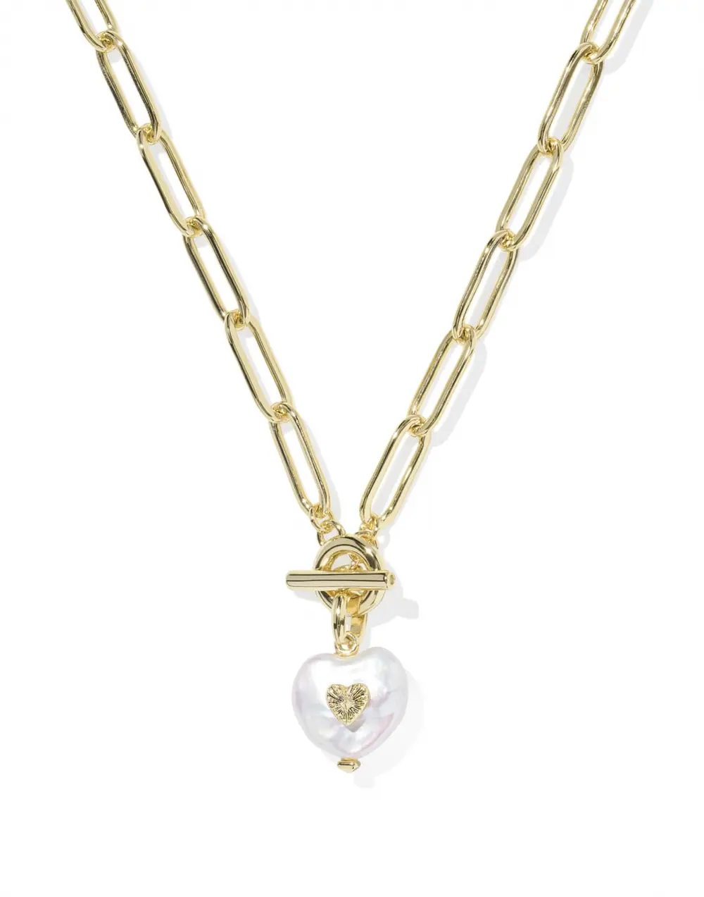 Sasha Heart Link and Chain Necklace