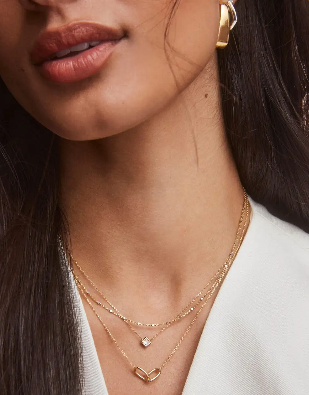 Danielle Interlocking Pendant Necklace