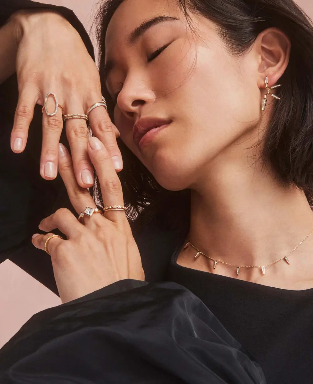 0.16 ct Small Spike Earrings