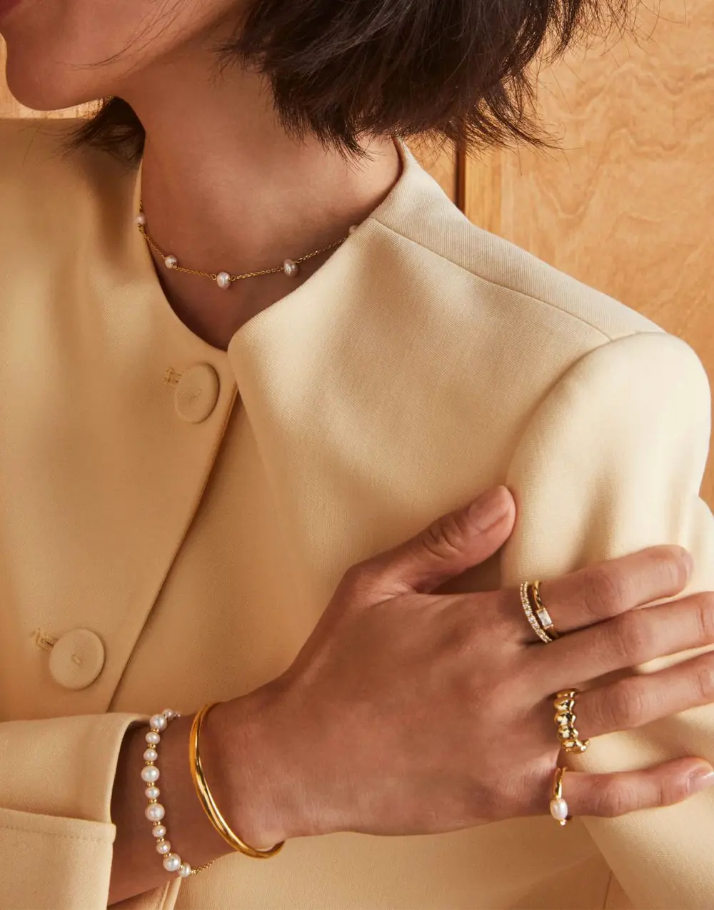 Jovie Beaded Delicate Chain Bracelet