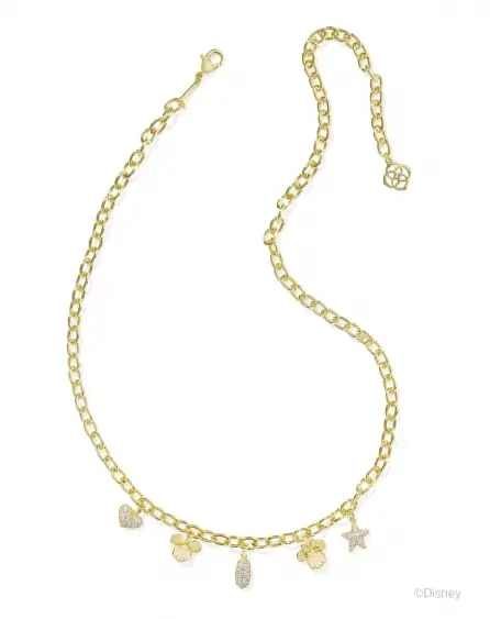 Disney | Kendra Scott Mickey Mouse and Minnie Mouse Charm Necklace