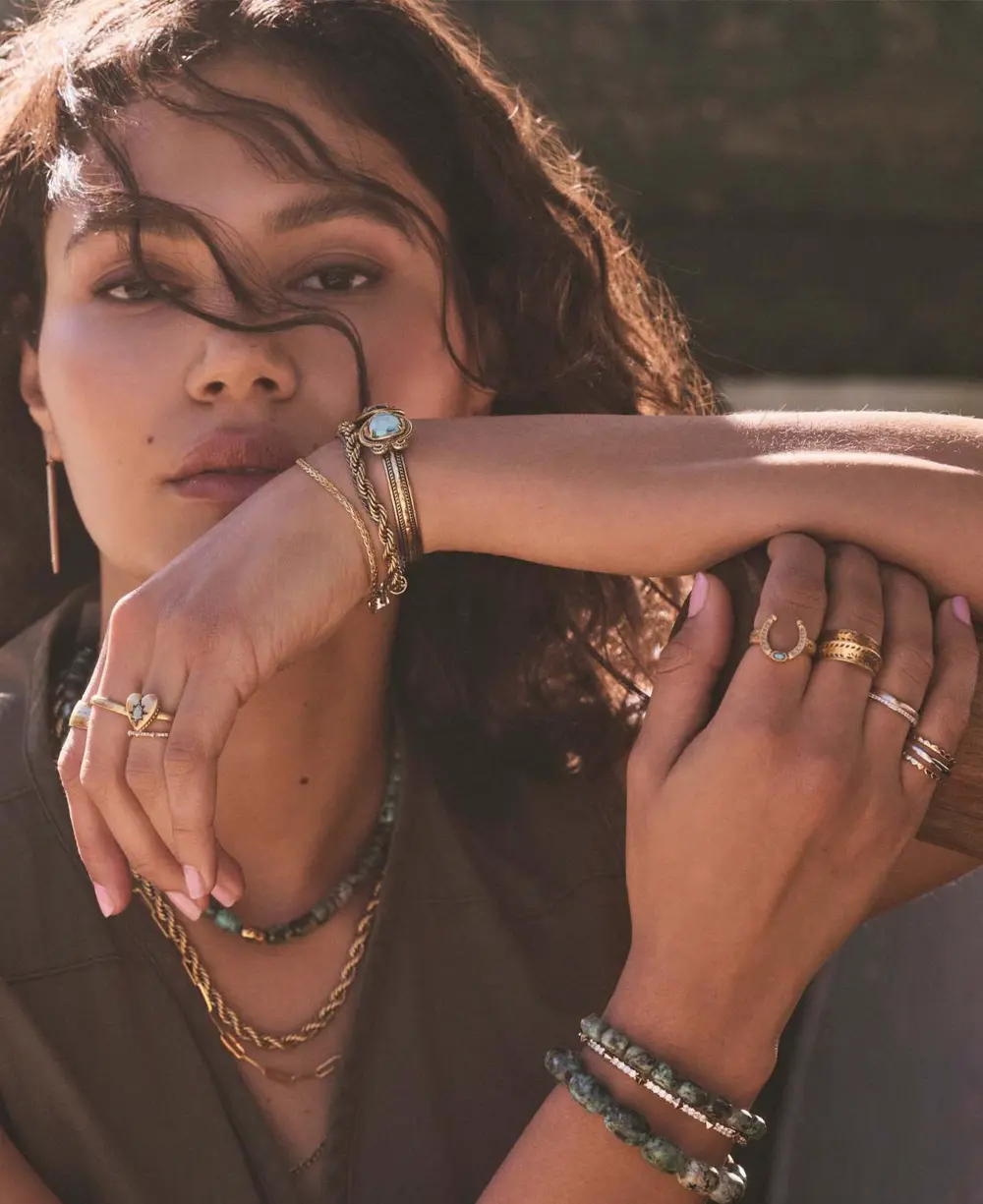 Keziah Etch Frame Band Ring