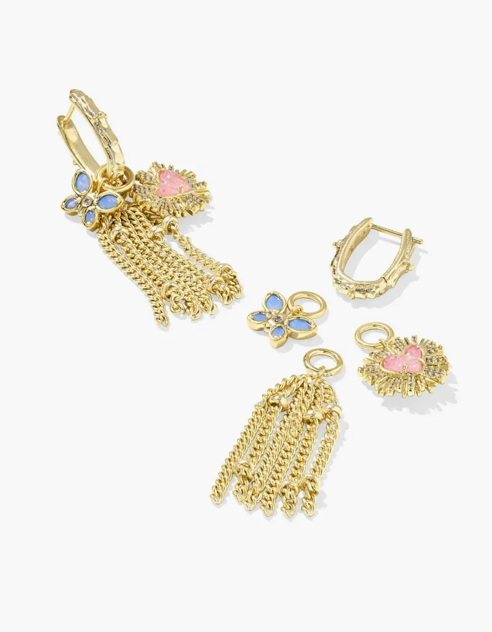 Dolly Parton x Kendra Scott Ari Heart Butterfly Huggie Earrings