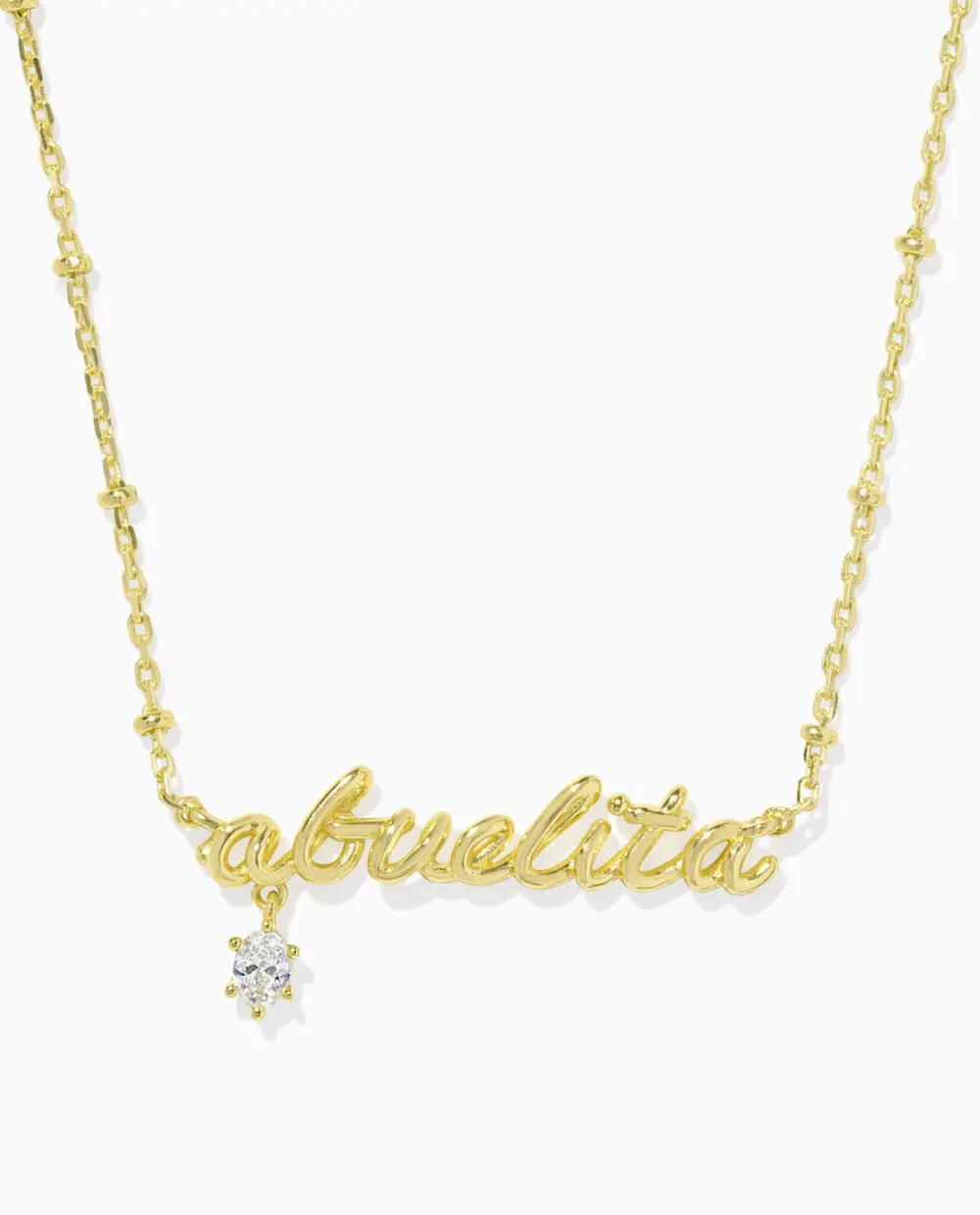 Abuelita Crystal Short Pendant Necklace