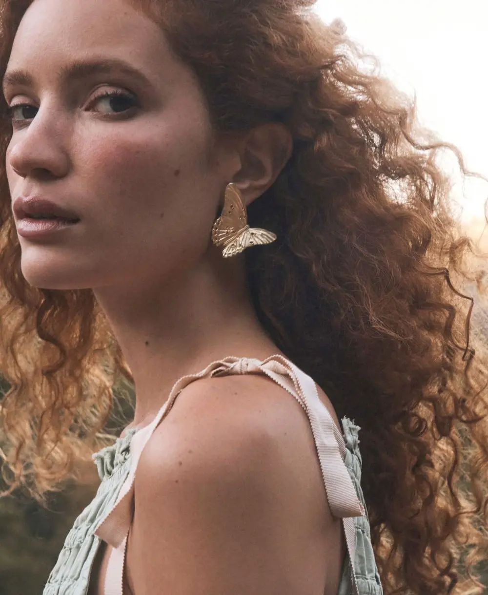 Cailey ButterflyStatementStud Earrings