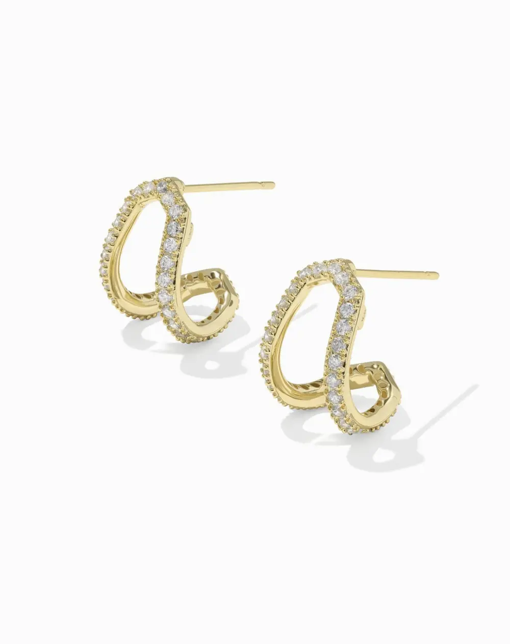 Daphne PaveHuggieEarrings