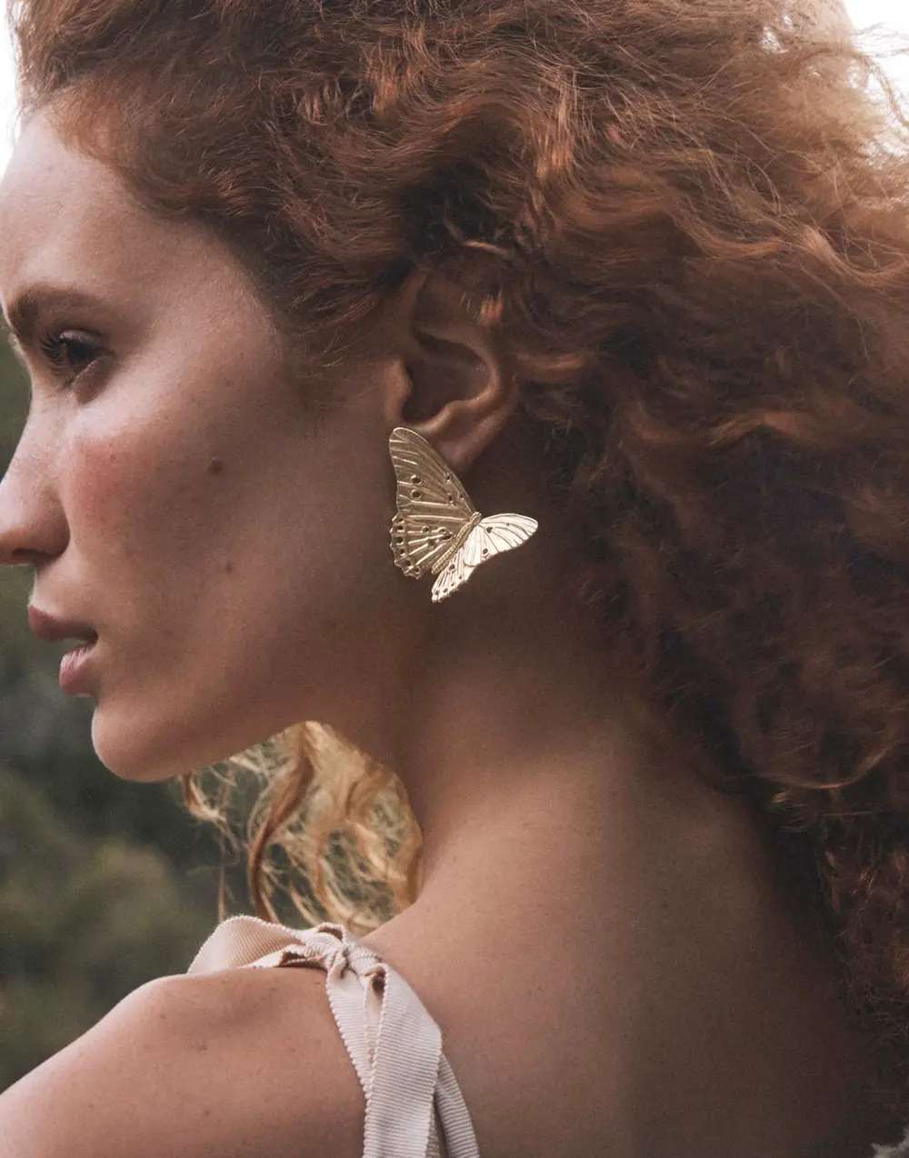 Cailey ButterflyStatementStud Earrings