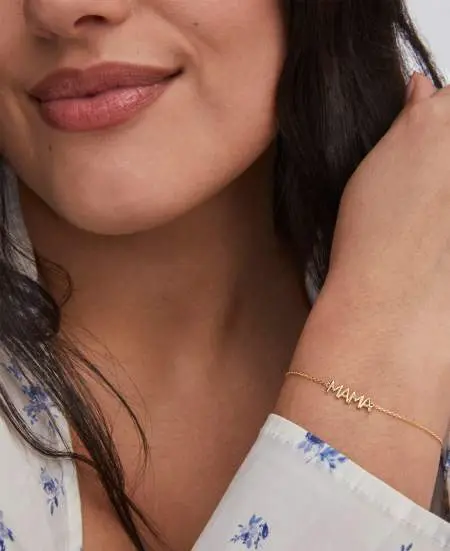 Mama Sparkle Delicate Chain Bracelet