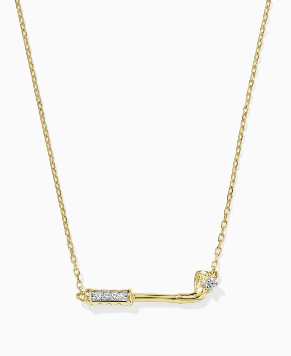 Diamond Accent Golf Club Necklace
