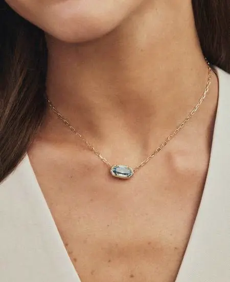 Elisa Luxe Short Pendant Necklace