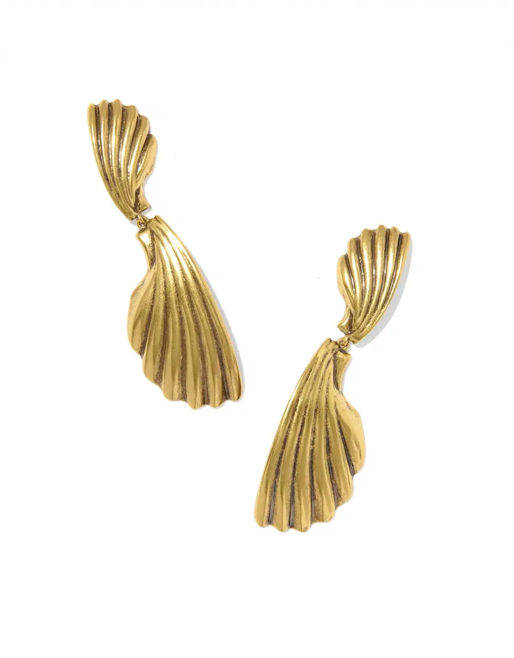 AlexaMetal Statement Drop Earrings