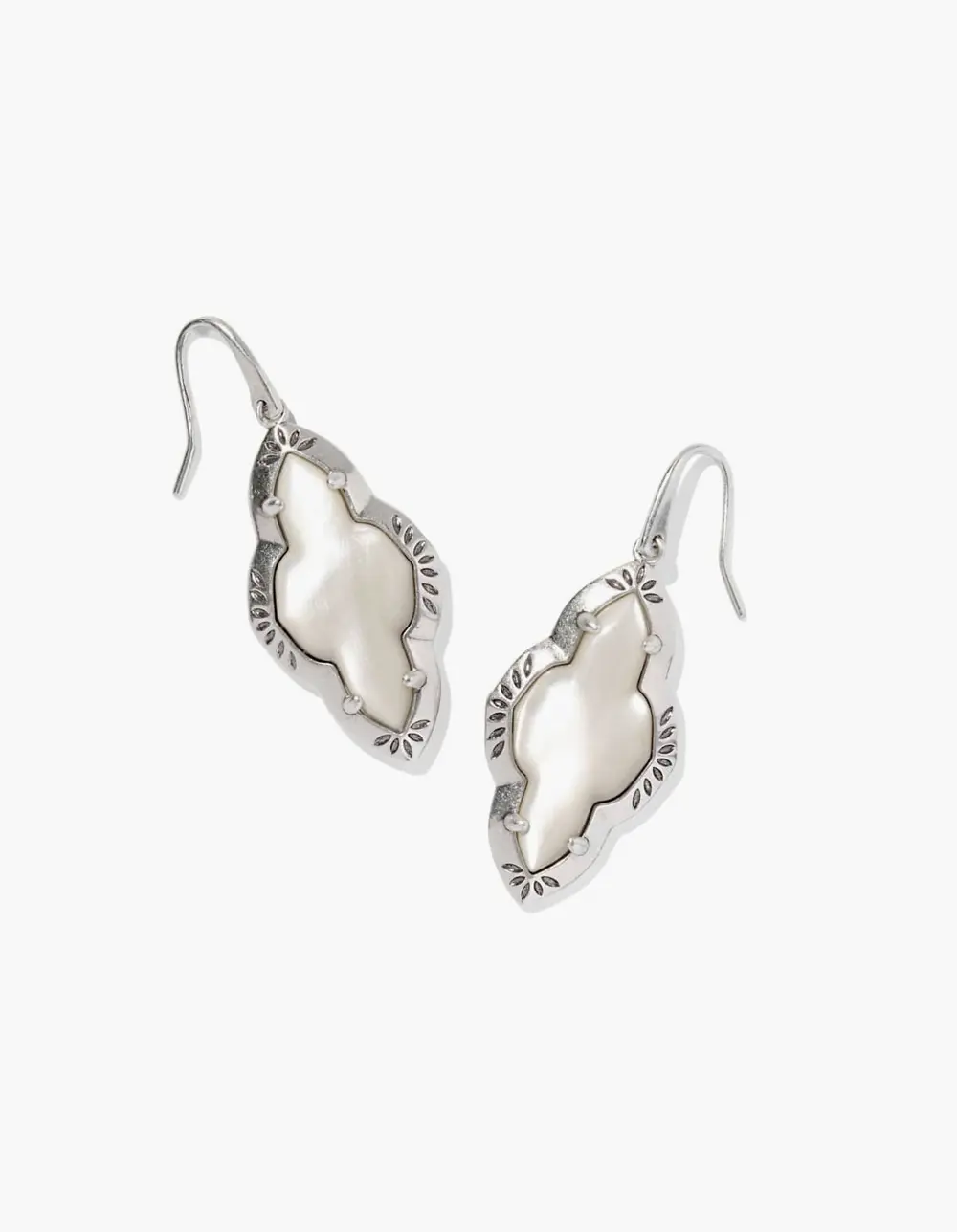 Abbie Etch Frame Drop Earrings