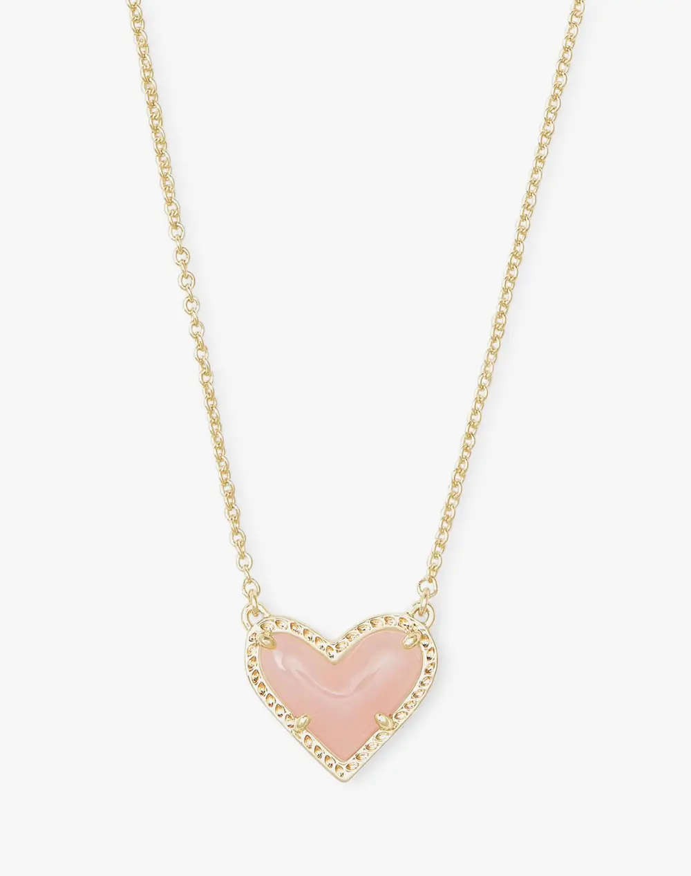 Ari Heart Pendant Necklace in Gold