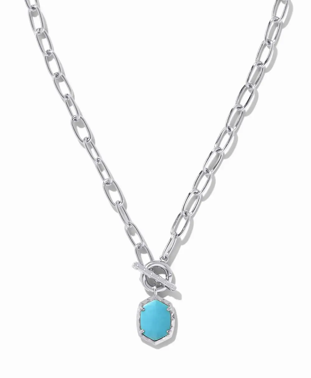 Daphne Convertible Silver Link and Chain Necklace