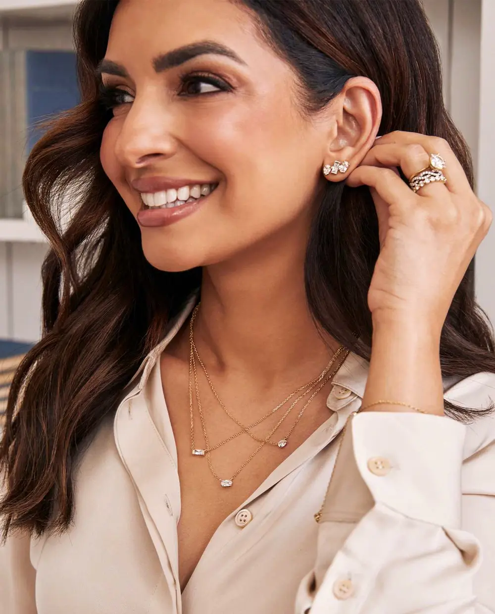 Mayel Multi Strand Necklace