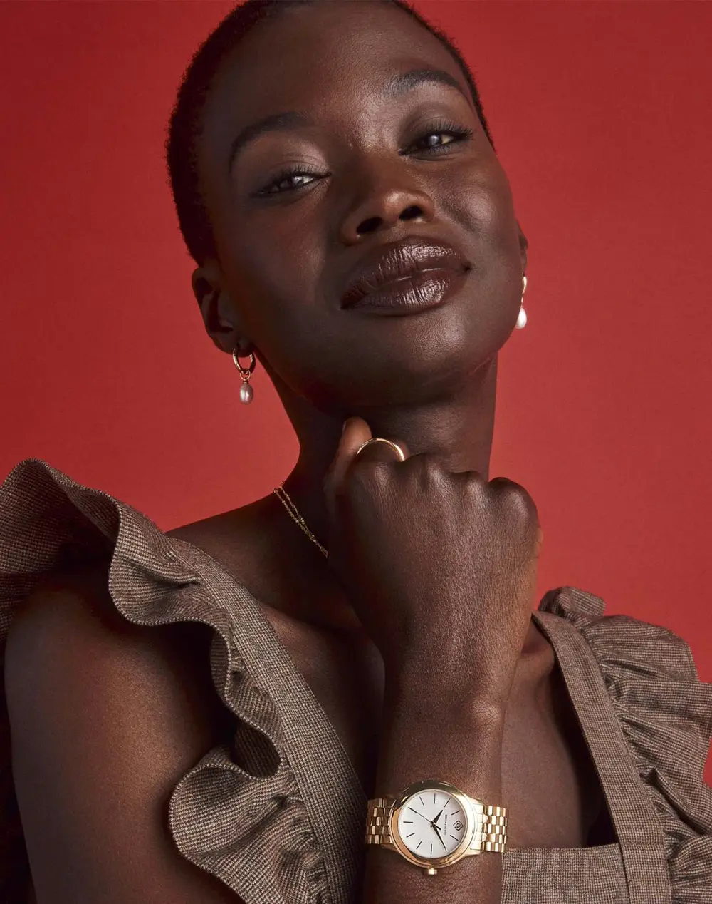 Willa Pearl Huggie Earrings