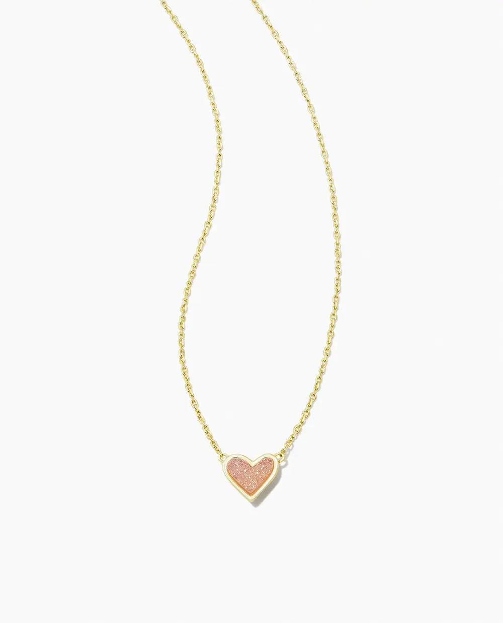 Framed Ari Heart Short Pendant Necklace