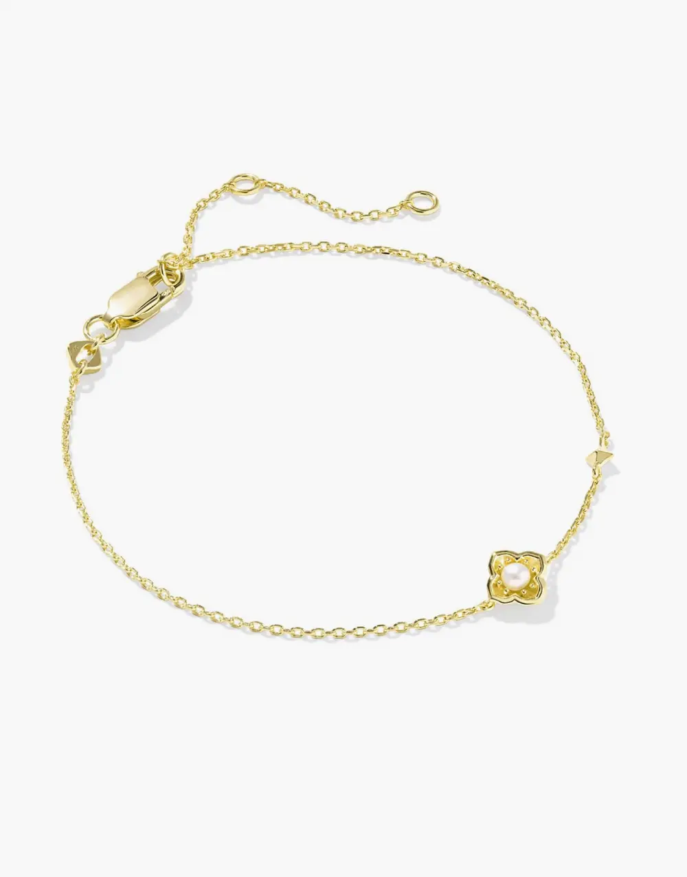 Dira Pearl Delicate Chain Bracelet