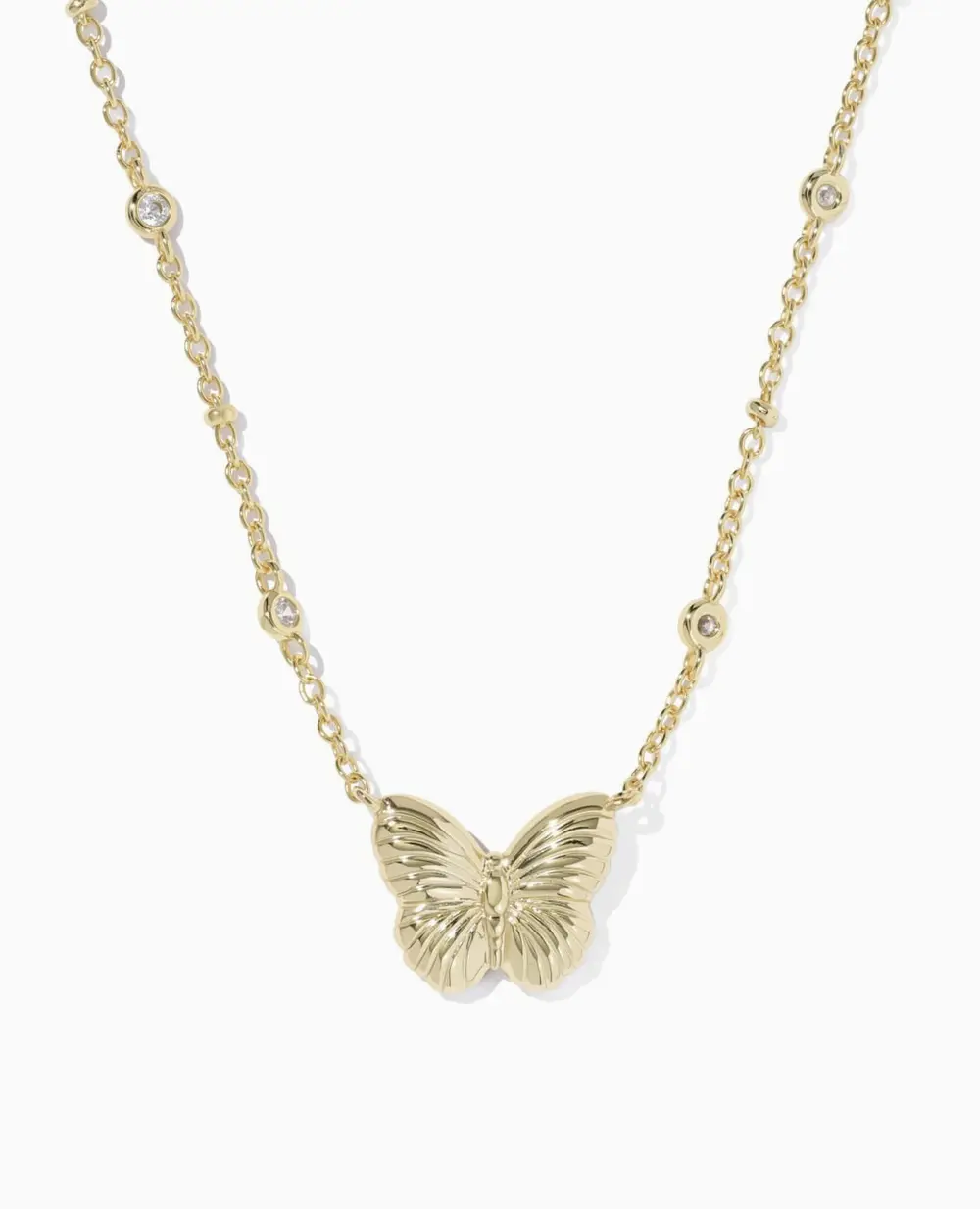 Cailey Butterfly Short Pendant Necklace