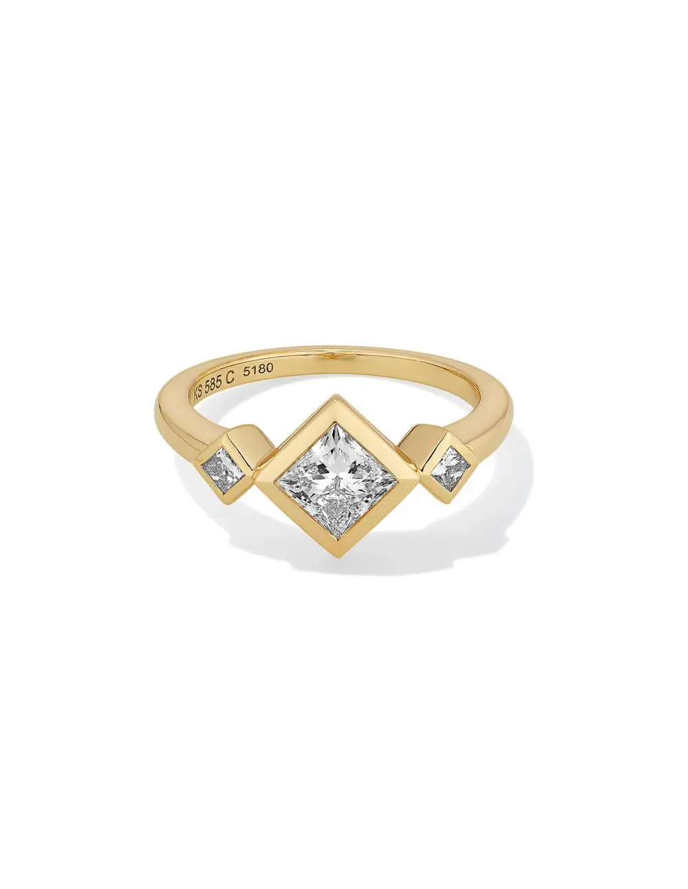0.85 ct Lab Grown Diamond Michelle Band Ring