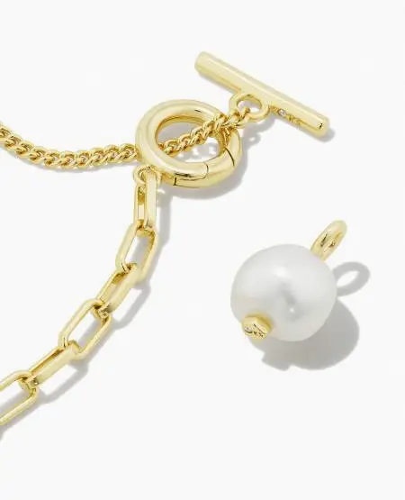 Leighton Convertible Pearl Chain Necklace