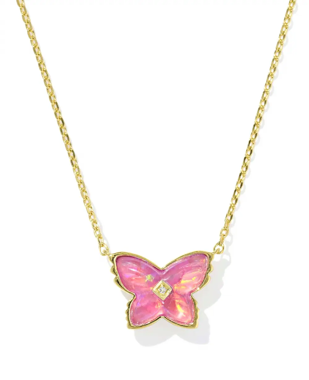 Brinley Butterfly Stone Necklace