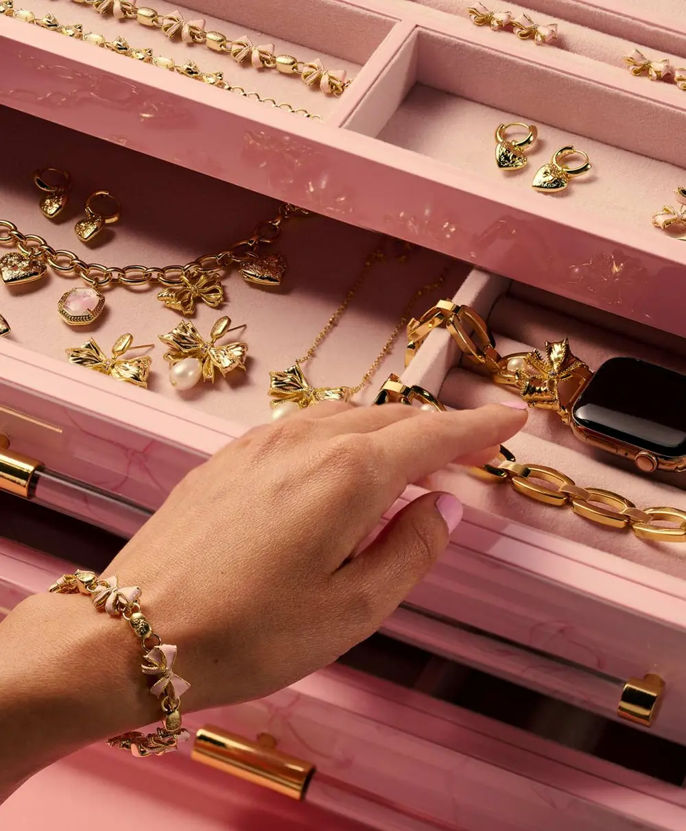 Kendra Scott x LoveShackFancy Bow Delicate Chain Bracelet