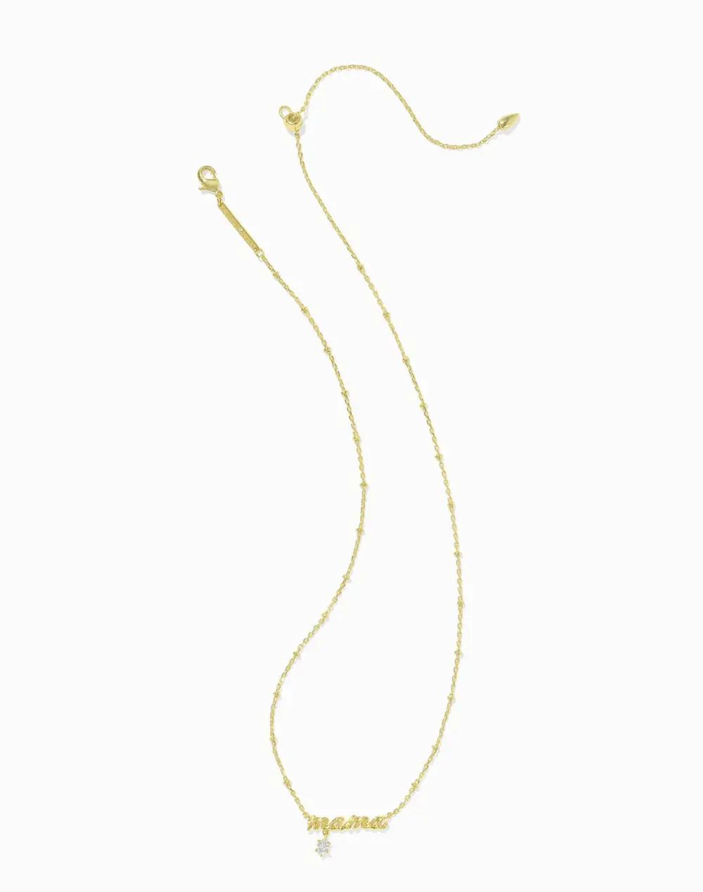 Mama Crystal Short Pendant Necklace