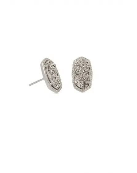 Ellie Stud Earrings in Silver