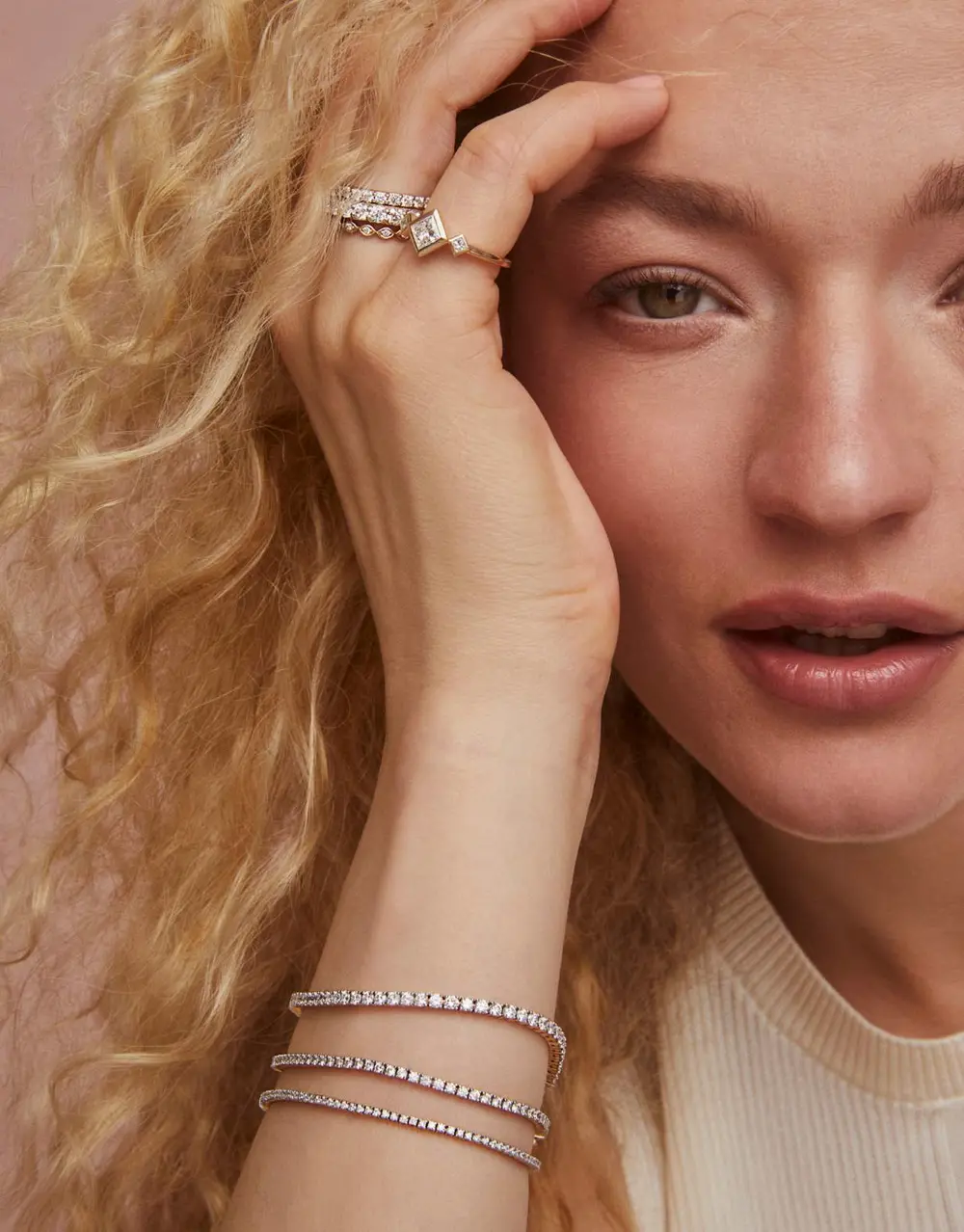 0.85 ct Lab Grown Diamond Michelle Band Ring