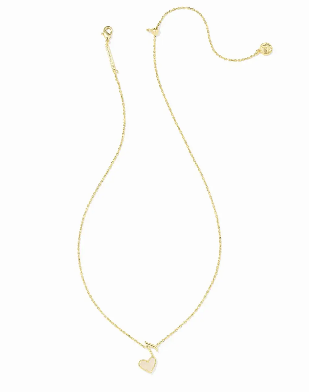Dolly Parton x Kendra Scott Ari Heart Music Note Short Pendant Necklace