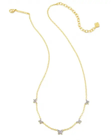 Lillia Crystal Butterfly Strand Necklace