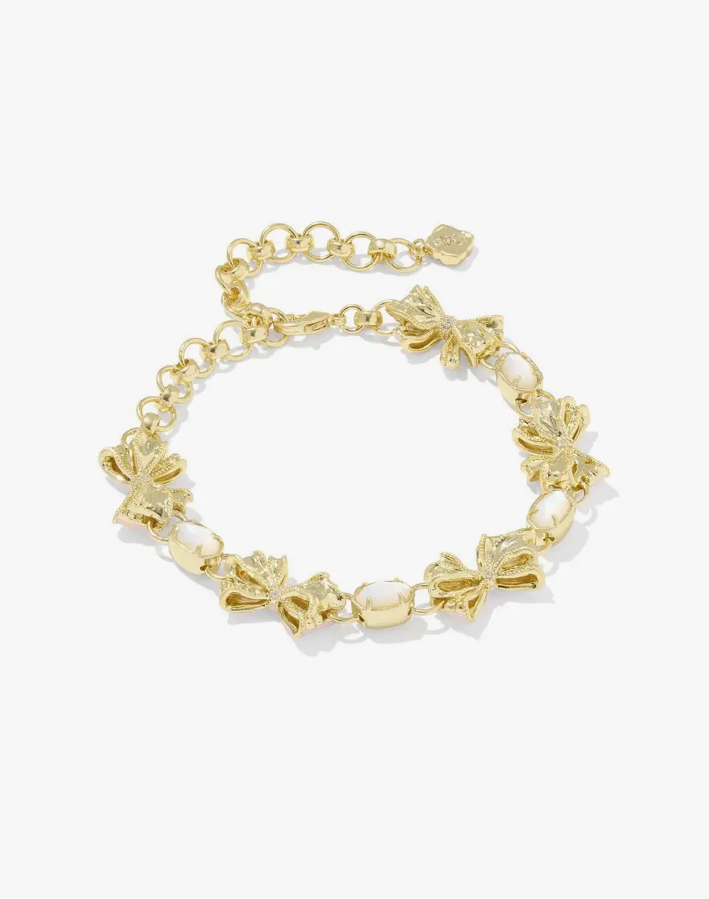 Kendra Scott x LoveShackFancy Bow Delicate Chain Bracelet