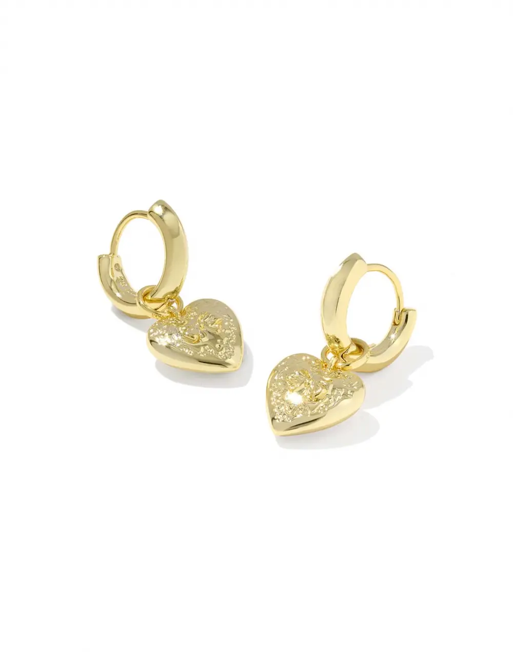 Kendra Scott x LoveShackFancy Heart Huggie Earrings