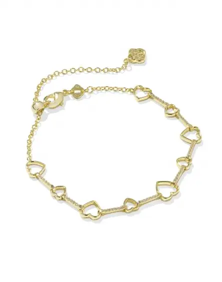 Haisley Heart Delicate Chain Bracelet