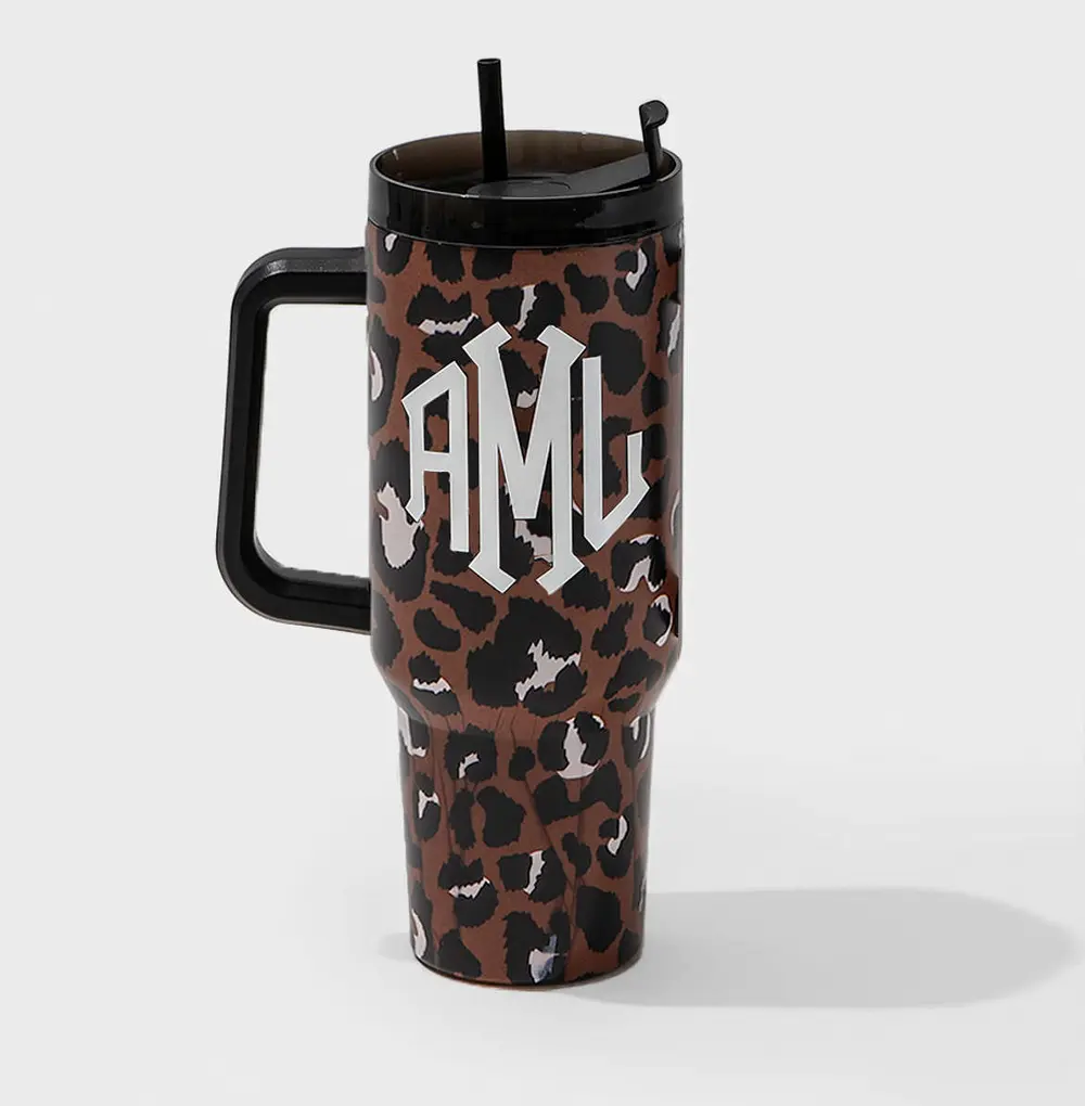 Monogrammed Travel Tumbler