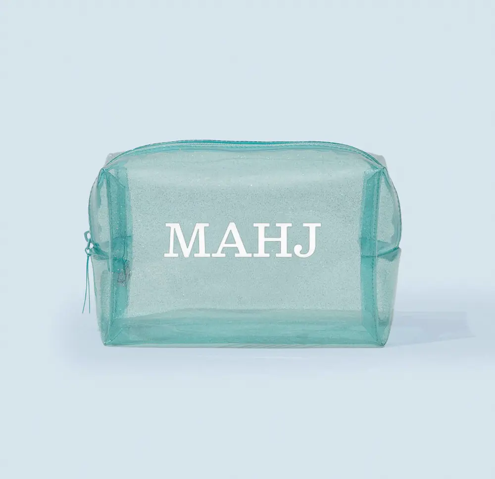 Monogrammed Mahjong Tile Bag