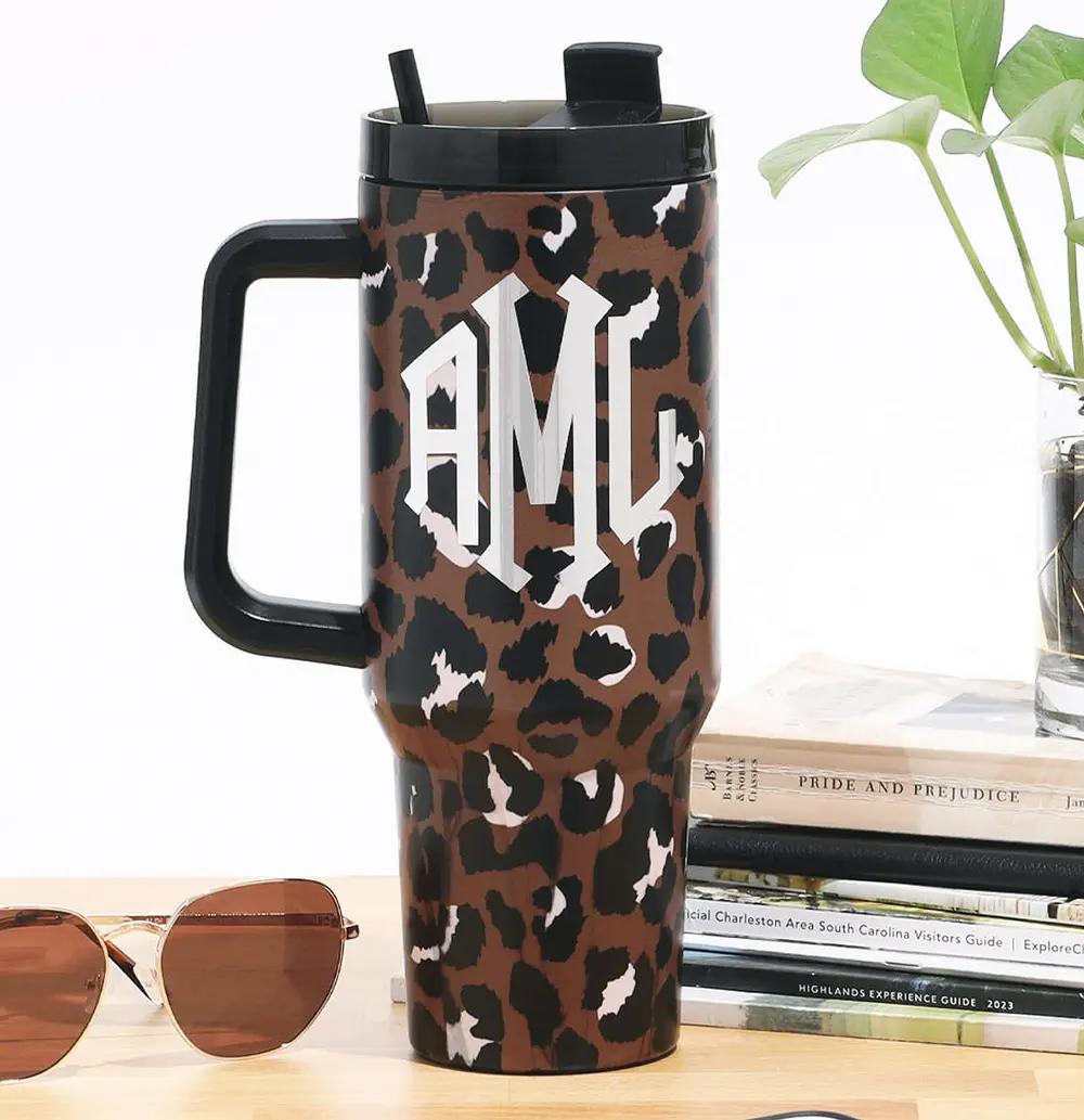 Monogrammed Travel Tumbler
