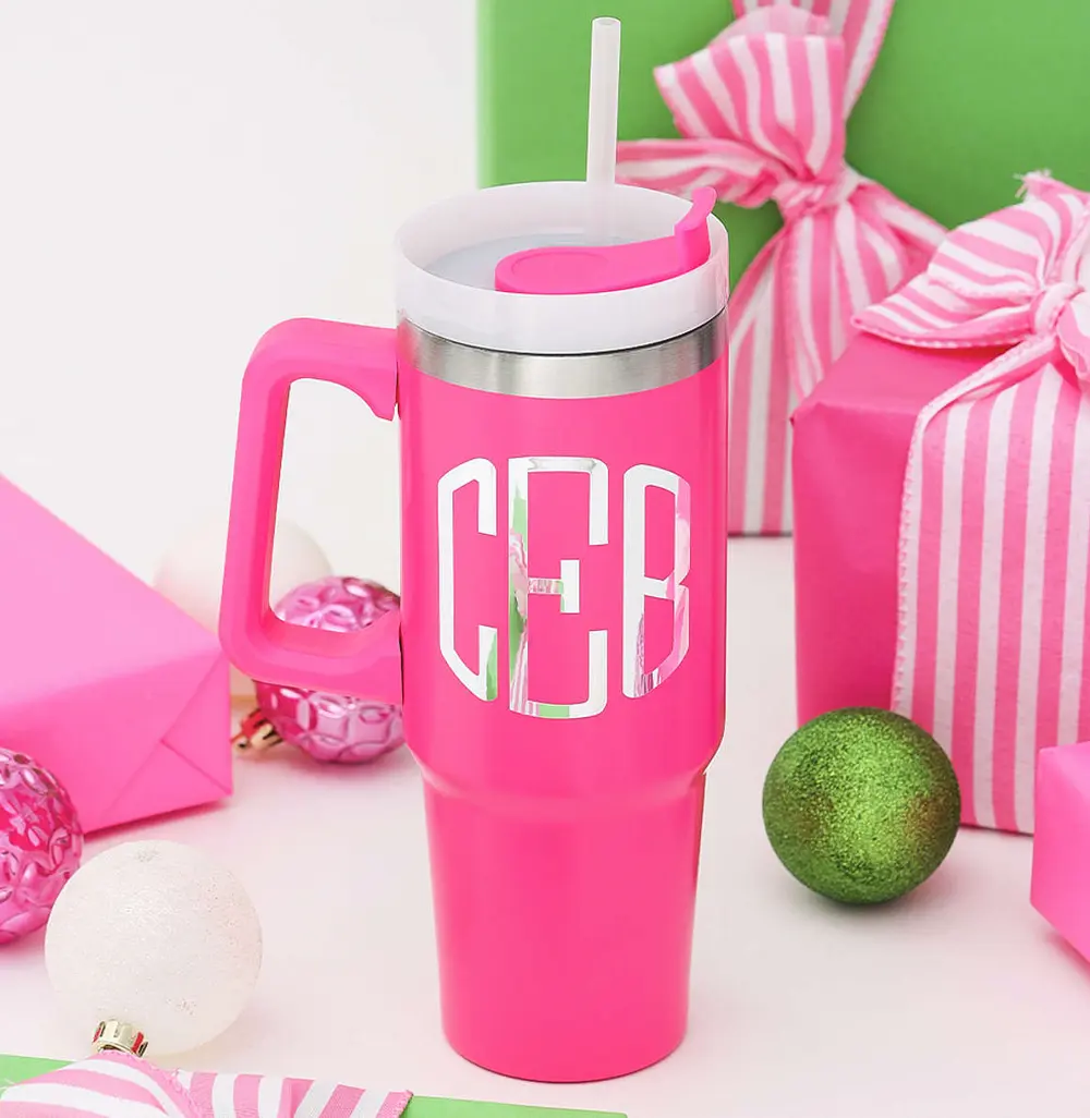 Monogrammed Travel Tumbler