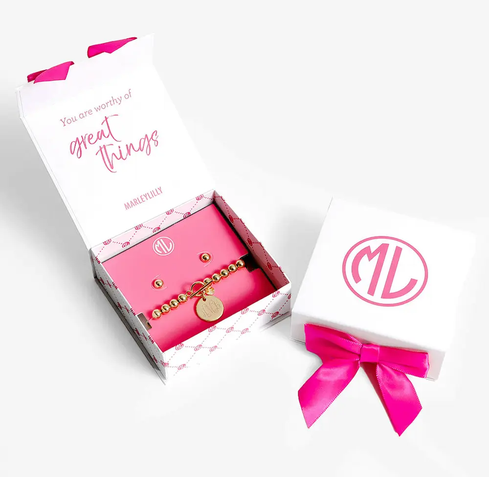 Monogrammed Jewelry Gift Set