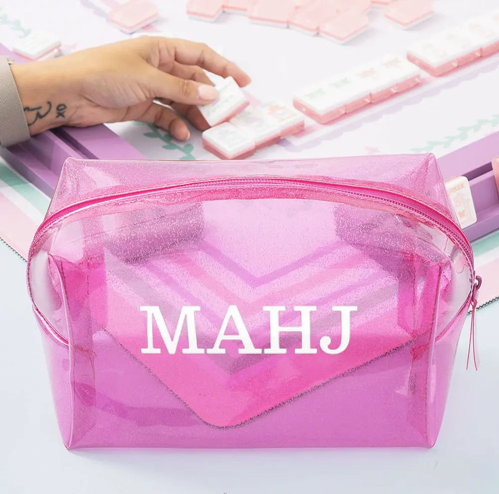 Monogrammed Mahjong Tile Bag