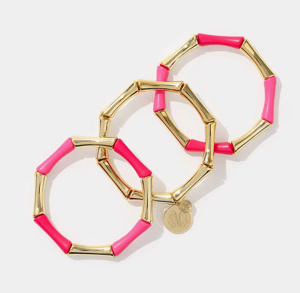 Monogrammed Bangle Bracelets