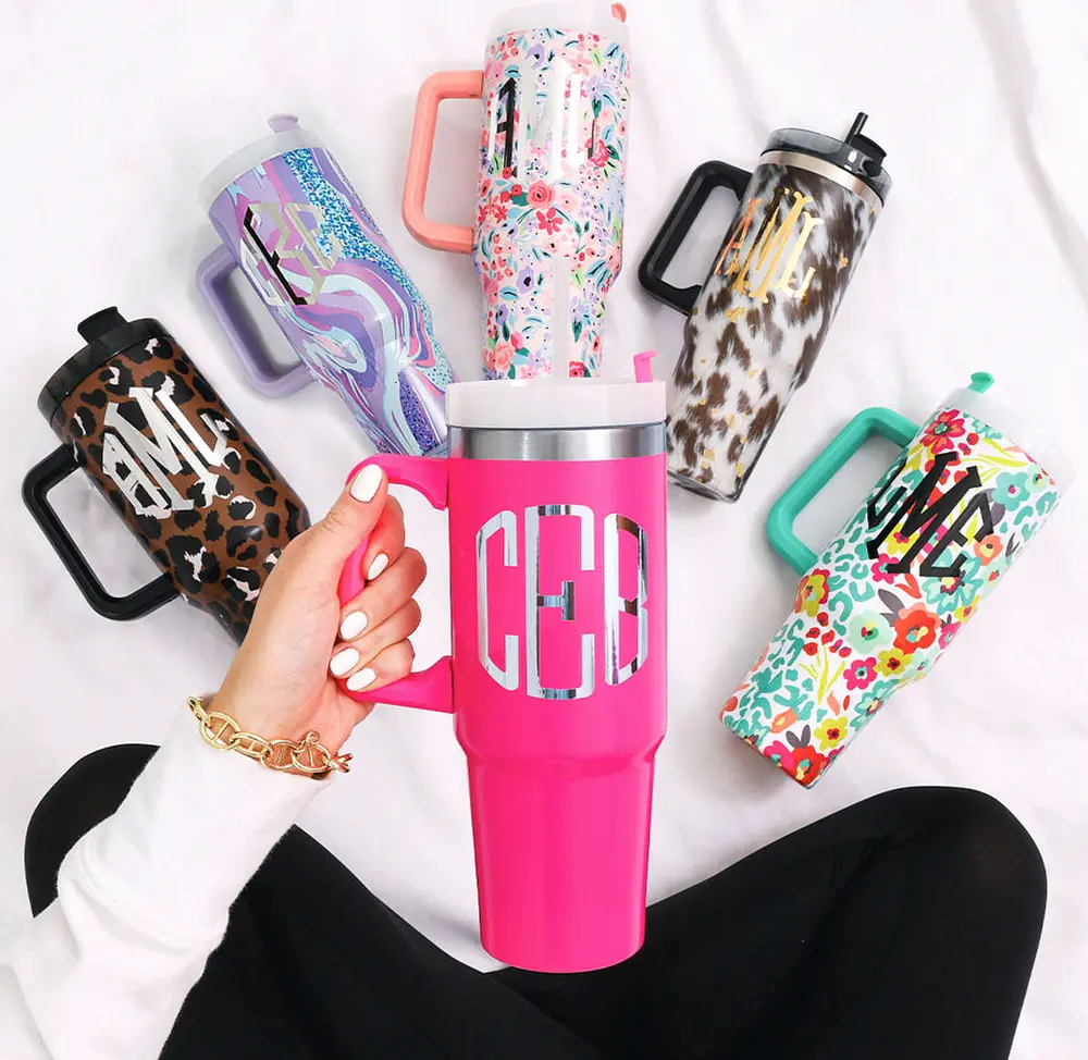 Monogrammed Travel Tumbler